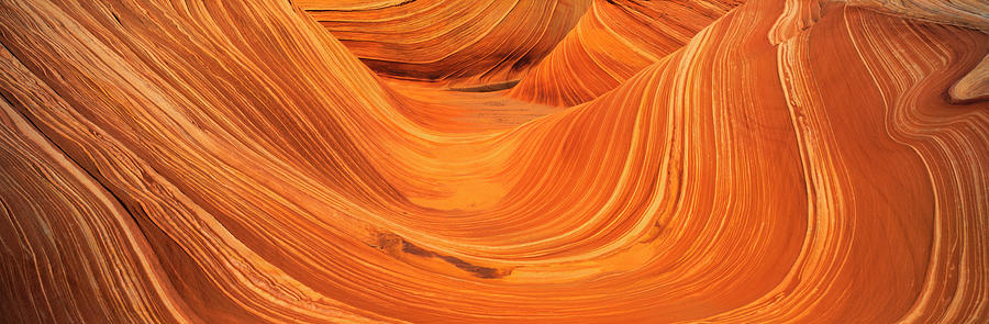 Abstract Photograph - Coyote Buttes Sandstone Stripes by Joseph Sohm; Visions Of America