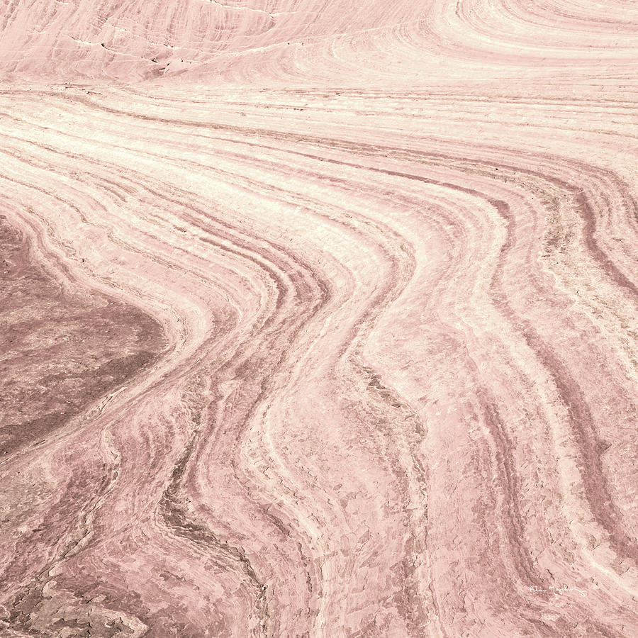 Abstract Photograph - Coyote Buttes V Blush Crop by Alan Majchrowicz
