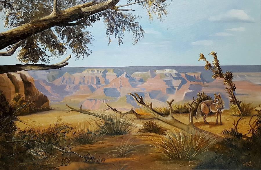 Coyote Canyon Painting by Connie Rish
