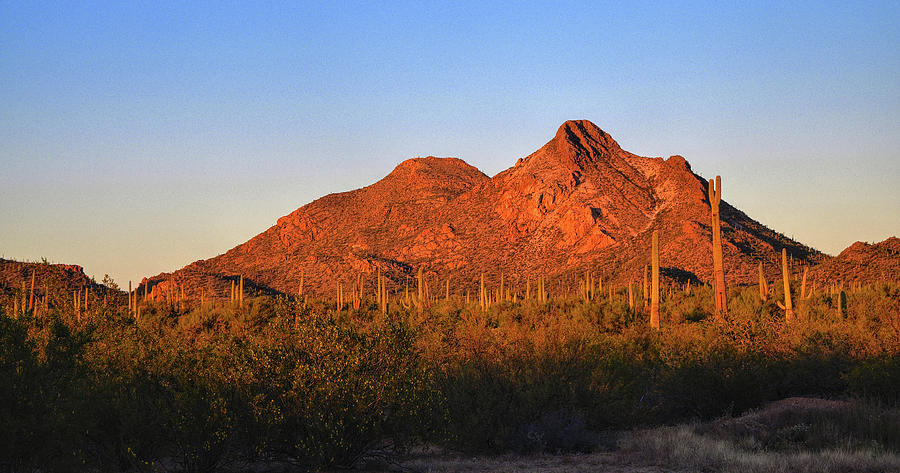 Coyote Mountains Day End Photograph by Chance Kafka