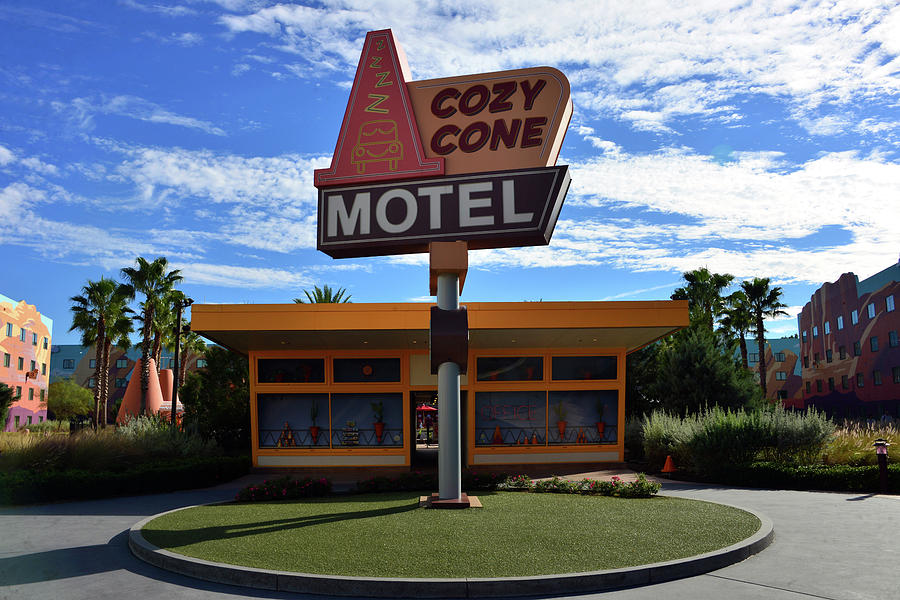 Cozy Cone Motel at Art of Animation Photograph by David Lee Thompson ...
