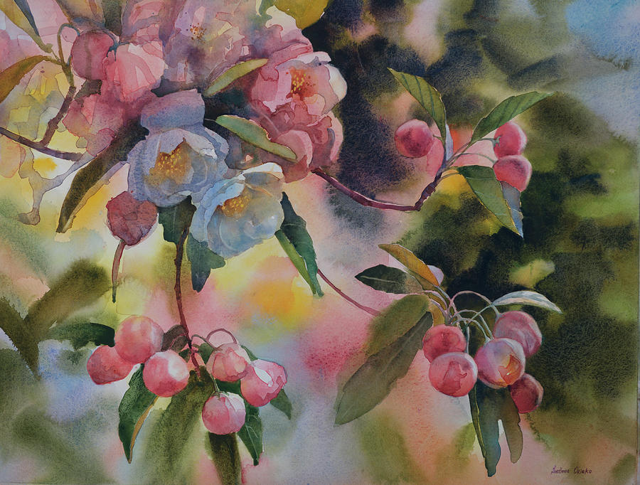 Crab Apple Blossoms II Painting by Svetlana Orinko - Fine Art America