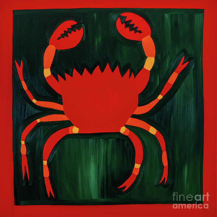 Crab Painting by Cristina Rodriguez