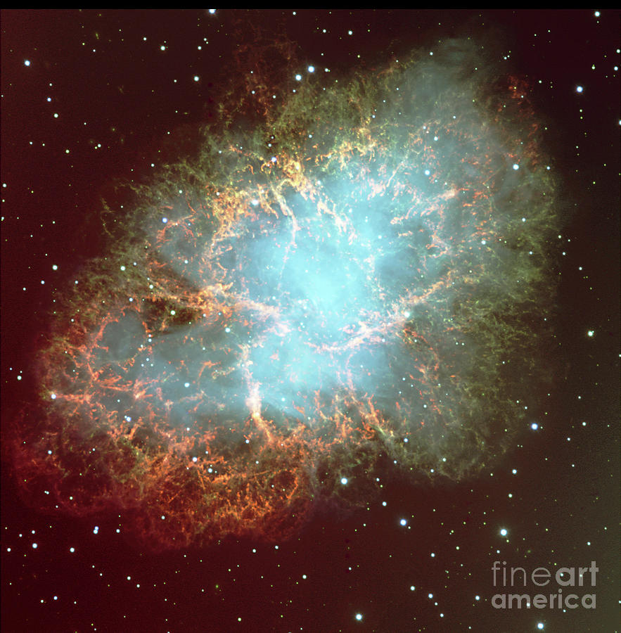 Crab Nebula (m1) Photograph by European Southern Observatory/science Photo Library
