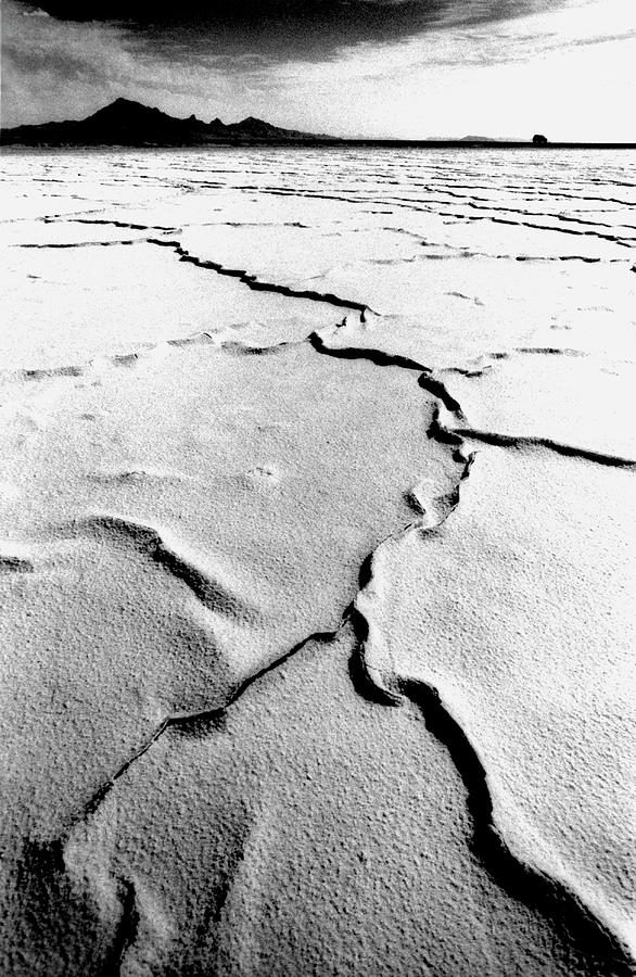 Cracked Salt Plains Of The Bonnecville Photograph by John Coletti