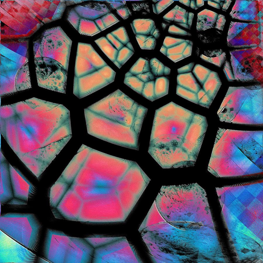 Cracks on the Surface Digital Art by Anastasiya Malakhova