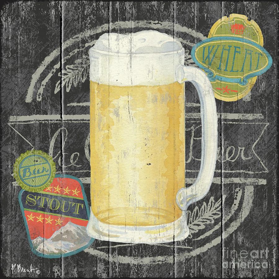 Beer Painting - Craft Brew IV by Paul Brent