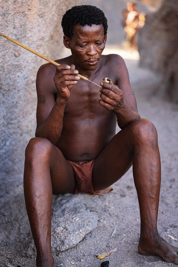 Portrait Photograph - Craft Of Bushmen by Jamil Badalov
