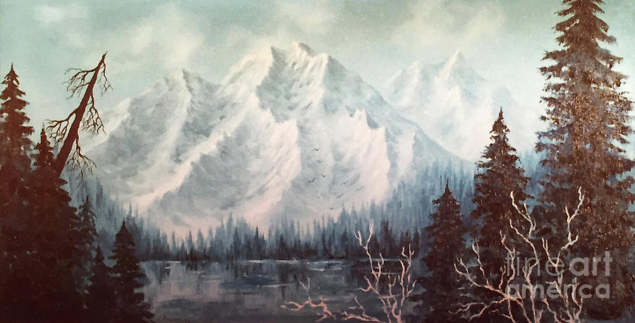 Craggy Mountains Painting by Teresa Ascone