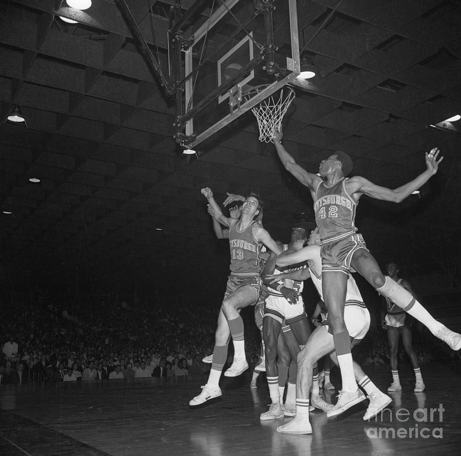 Craig Dill Jumping For The Basketball Photograph by Bettmann