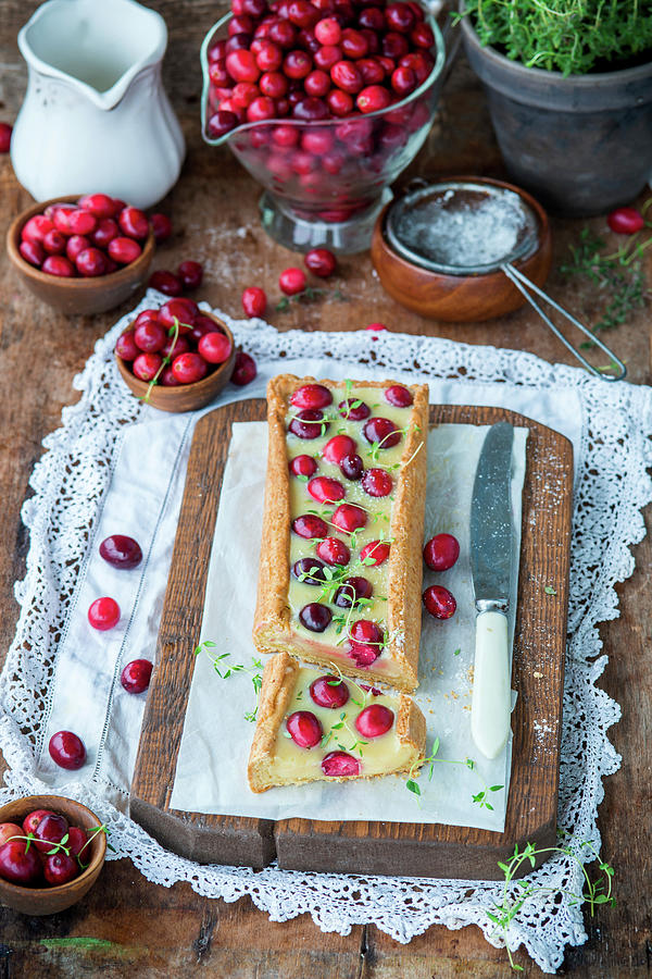 Cranberry Pie Photograph by Irina Meliukh