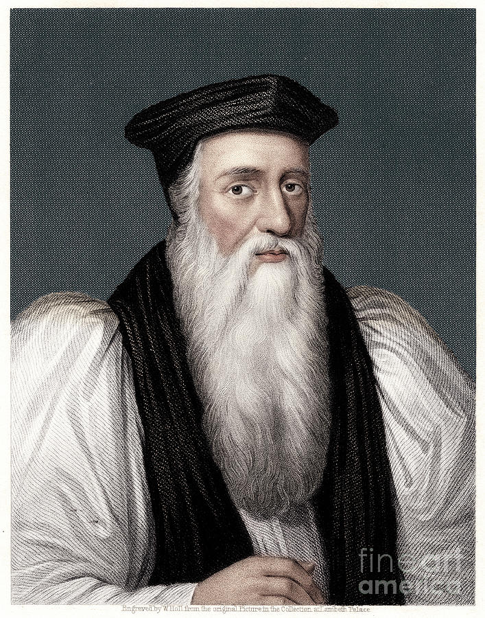 Cranmer 19th Century Drawing by Print Collector