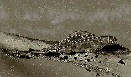 crash landing Roswell Digital Art by Thomas Clover