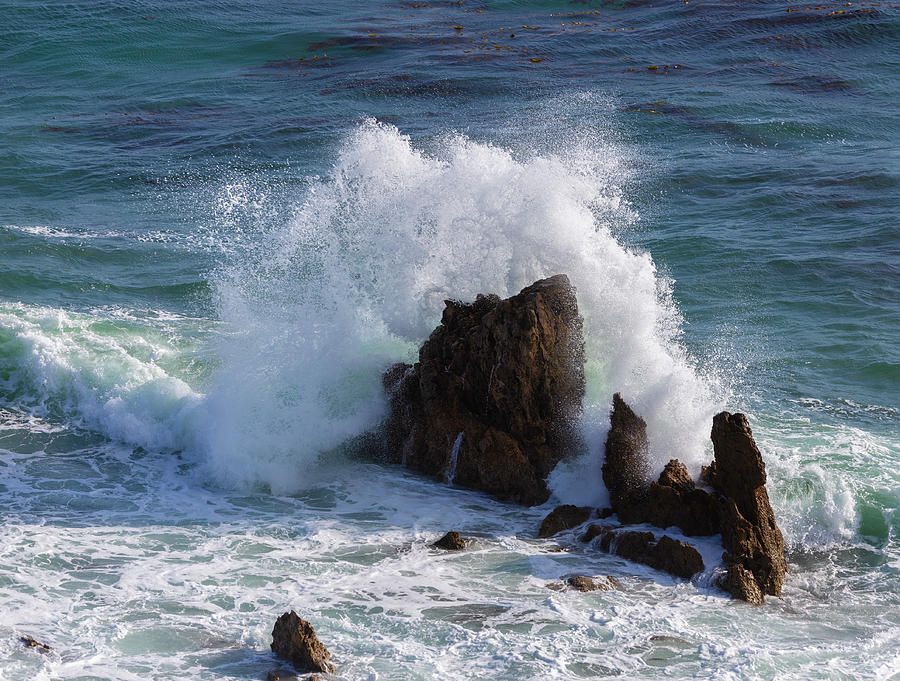 Crashing Waves Photograph by Larry Marshall