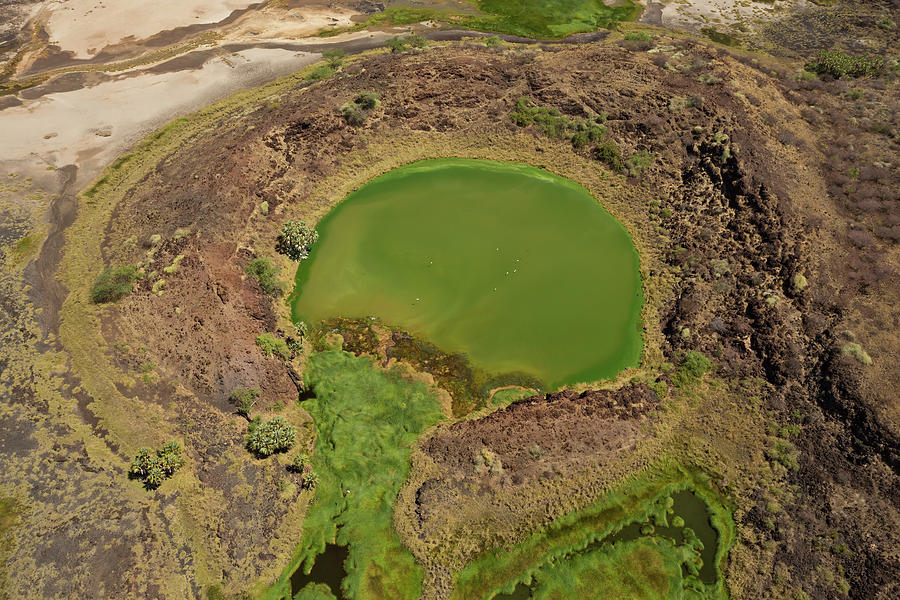 Crater Lake Adjacent To The Suguta Photograph by Nhpa