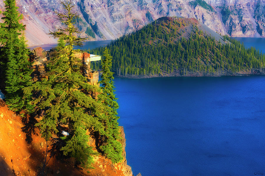 Crater Lake Early Dawn Scenic Views VI Photograph by Dee Browning