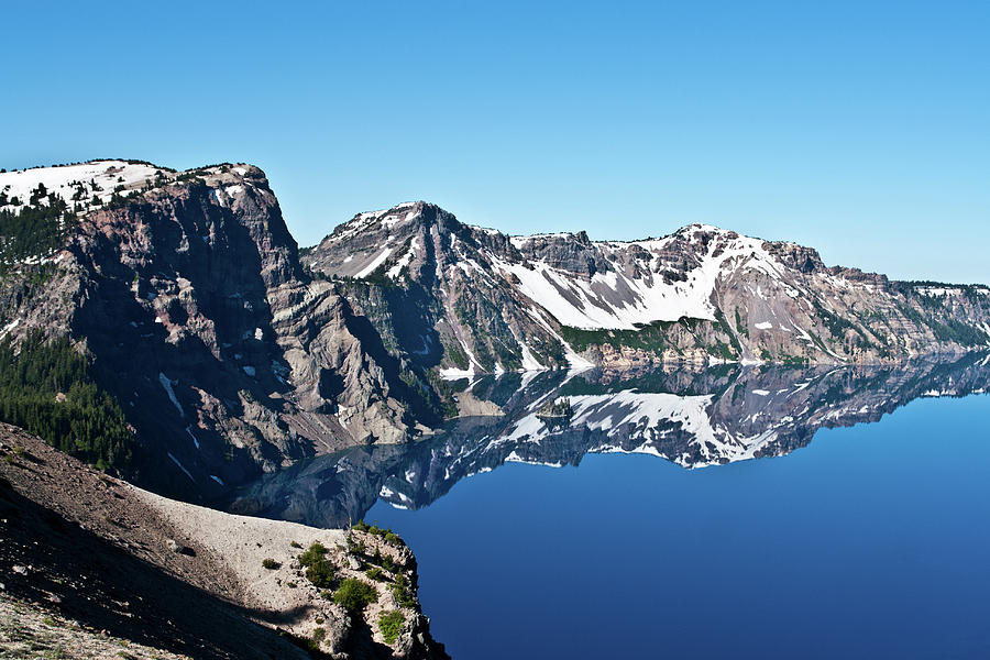 Crater Lake Preview Photograph by Www.bazpics.com