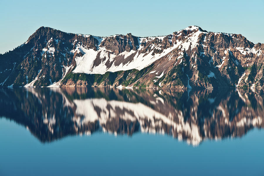Crater Lake Reflections Photograph by Www.bazpics.com