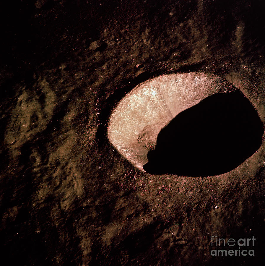 Crater Schmidt In Lunar Highlands Photograph by Bettmann