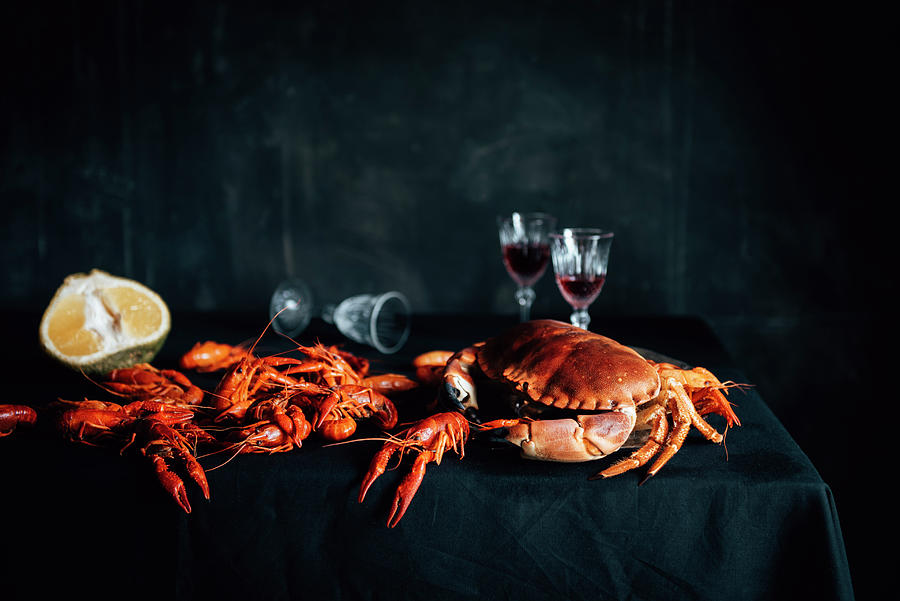 Crawfish And Crab Photograph by Justina Ramanauskiene