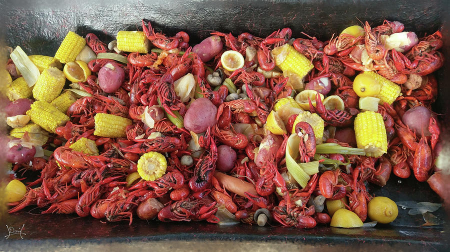 New Orleans Photograph - Crawfish in Creole New Orleans by Danielle Hepler
