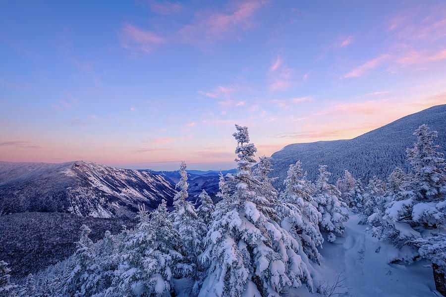 Crawford Notch Winter View. Photograph by Jeff Sinon