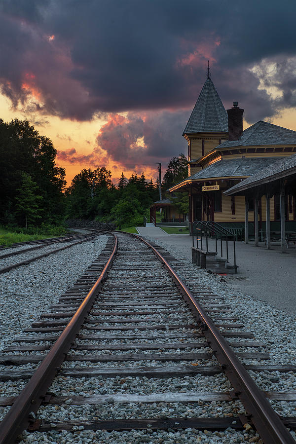 Crawford Station Sunset Photograph by White Mountain Images