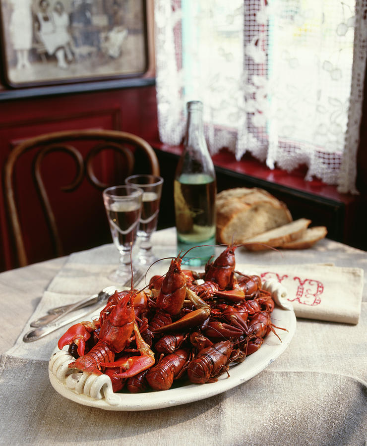 Crayfish With Pouilly-fuiss Photograph by Rivire