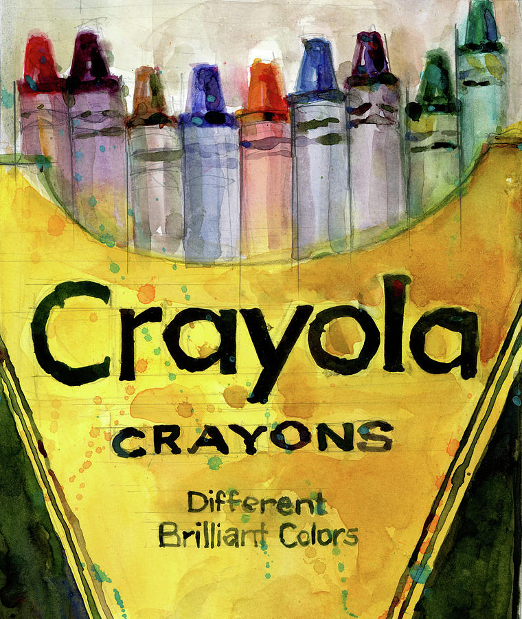 Crayon Painting - Crays by Dorrie Rifkin