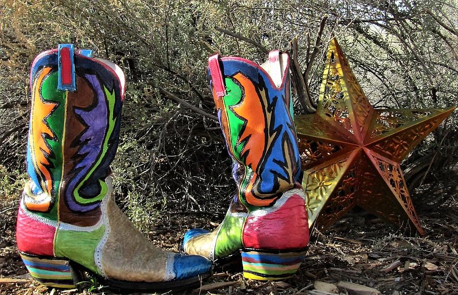 Crazy Cowboy Boots 2 Digital Art by 