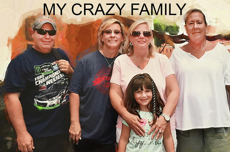 Group Portrait Photograph - Crazy Family by Rich Franco