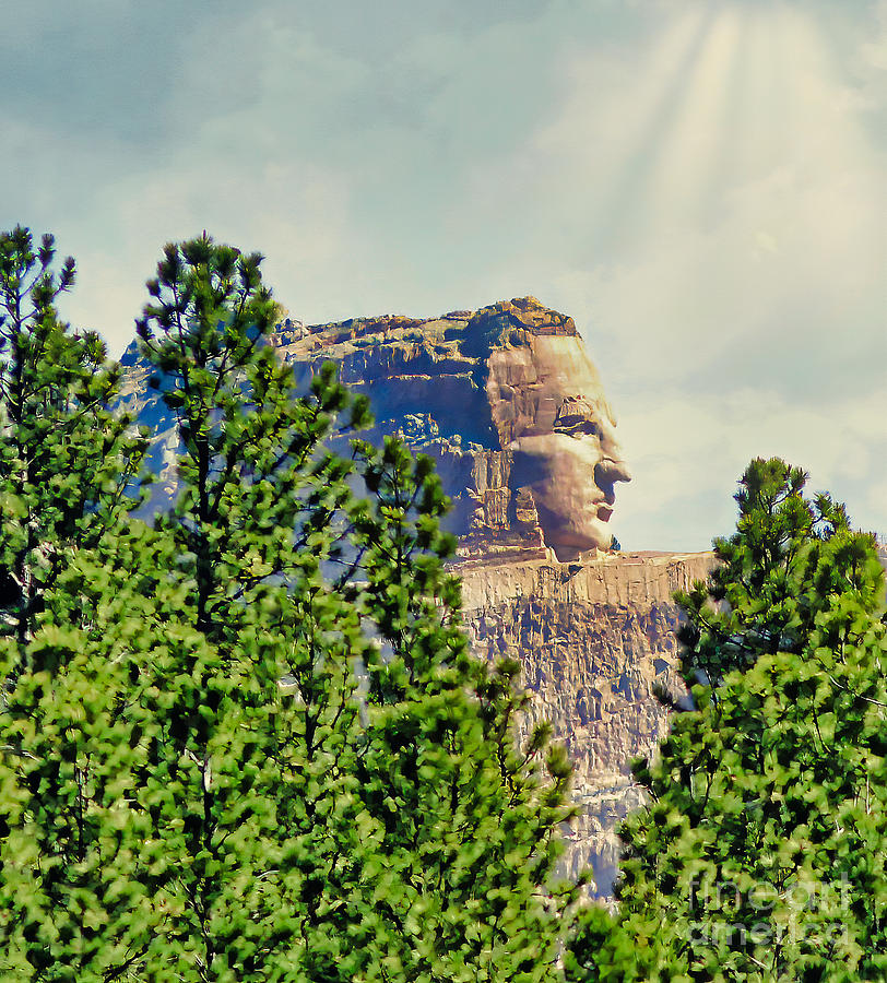 Crazy Horse Photograph by Steven Parker
