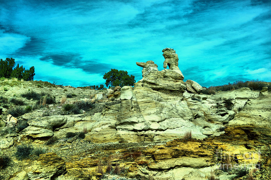 Crazy Rock Formations In New Mexico Photograph