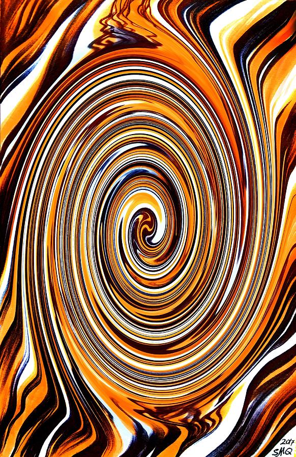 Crazy spiral. Sunrise like a tangerine Digital Art by Sofia Goldberg ...