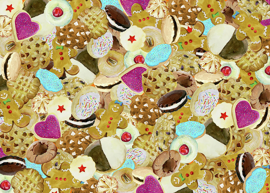 Homemade Cookies Mixed Media - Crazy4cookies by Art Licensing Studio