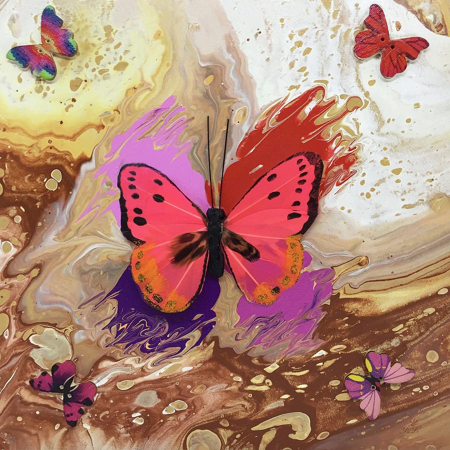 simple paintings of butterflies