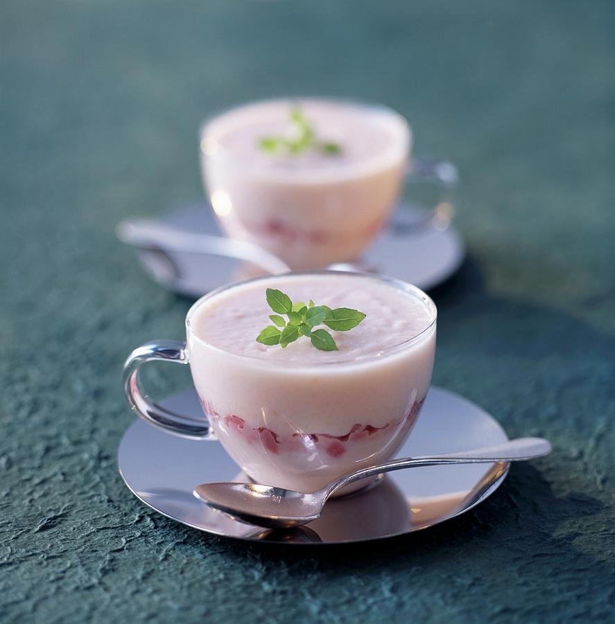 Cream Of Cauliflower Soup With Boiled Ham Photograph by Desgrieux