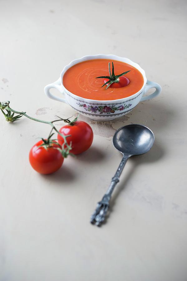 Cream Of Tomato Soup Photograph by Mandy Reschke