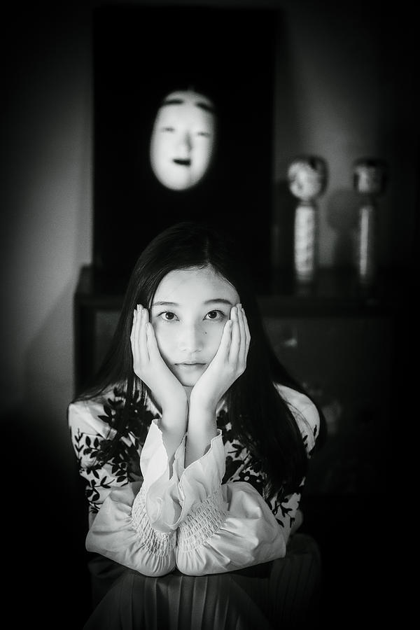 Creepiness In The Background Photograph by Yoshihisa Nemoto
