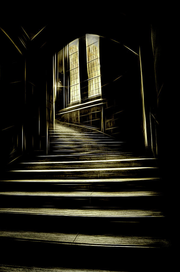 Creepy Stairs Photograph by Judi Kubes