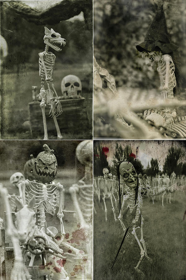 Creepy Vintage Halloween Photos Photograph by Carrie Ann Grippo-Pike