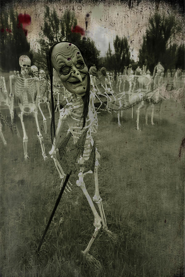 Creepy Vintage Witch Photograph by Carrie Ann Grippo-Pike