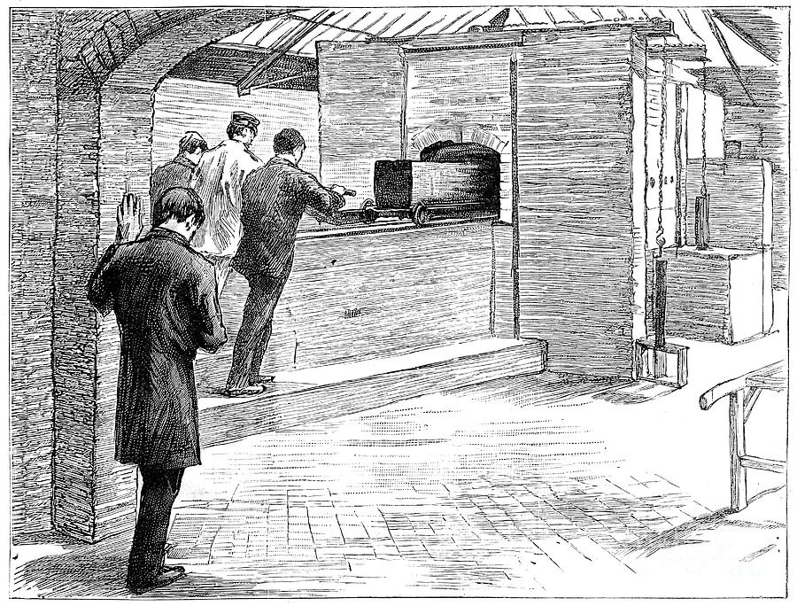 Cremation At The Cremation Society Drawing by Print Collector