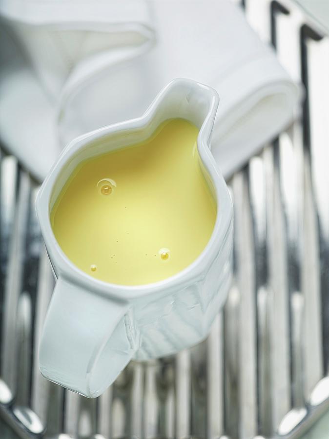 Creme Anglaise Made From Egg Yolks, Sugar And Milk Photograph by Frdric Perrin