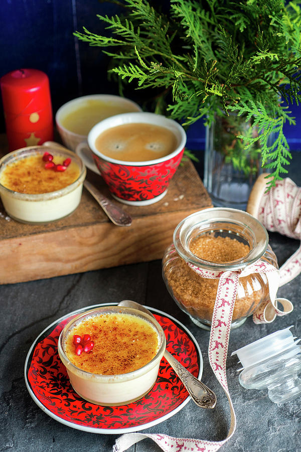 Creme Brulee For Christmas Photograph by Irina Meliukh