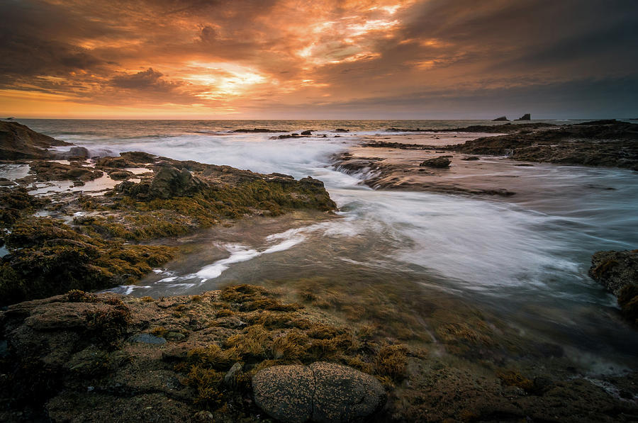 Sunset Photograph - Crescent Bay by Ralph Vazquez