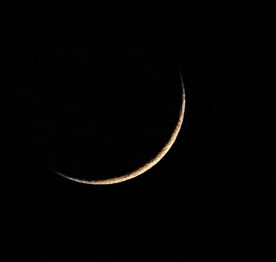 Crescent Moon Photograph