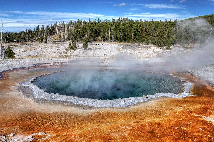 Crested Pool - Yellowstone Photograph by Dbushue Photography