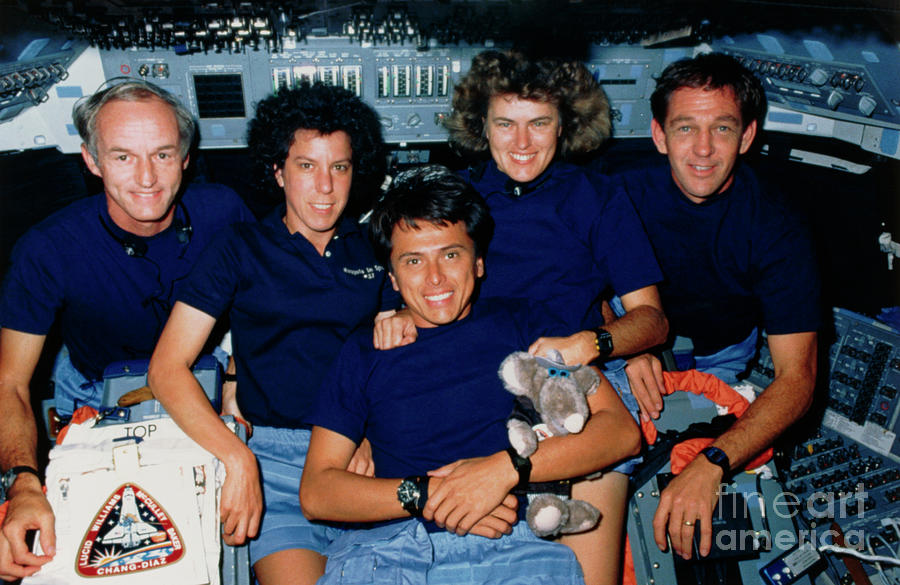 Crew Of Space Shuttle Mission Sts-34 Photograph by Nasa/science Photo Library