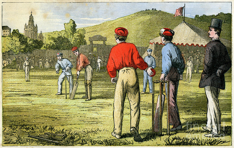 Cricket, 19th Century Drawing by Print Collector